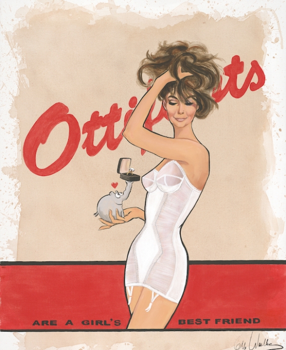 OTTO WAALKES: Girl's Best Friend (Leinwanddruck)